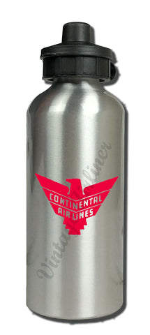 Continental Airlines Aluminum Water Bottle