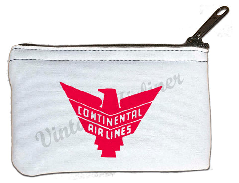 Continental Airlines Rectangular Coin Purse