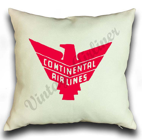 Continental Airlines Pillow Case Cover