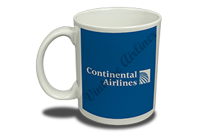 Continental Airlines Blue Logo  Coffee Mug