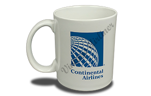 Continental Airlines Last Logo  Coffee Mug
