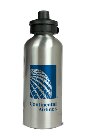 Continental Airlines Last Logo Aluminum Water Bottle