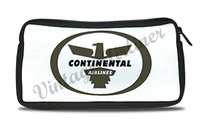 Continental Airlines Logo from the 1950's Travel Pouch