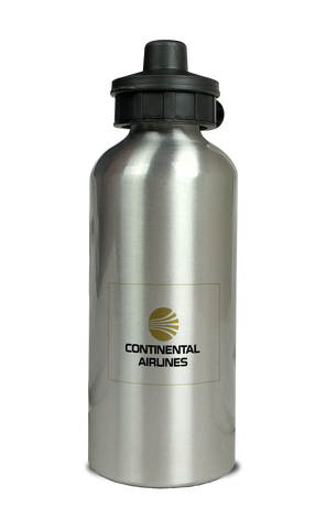 Continental Airlines 1970's Logo Aluminum Water Bottle