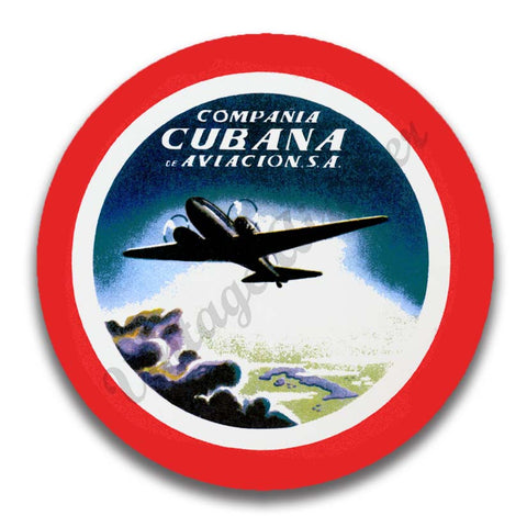 Cubana Airlines 1930's Vintage Magnets