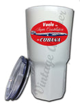 Cubana Airlines 1950's Vintage Bag Sticker Tumbler