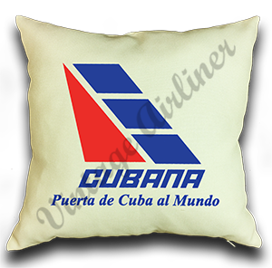Cubana Airlines Logo Linen Pillow Case Cover