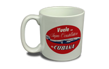 Cubana Airlines 1950's Vintage Bag Sticker  Coffee Mug