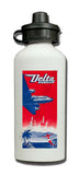 Delta Airlines Aluminum Water Bottle