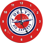 Delta Air Lines Air Express Wall Clock