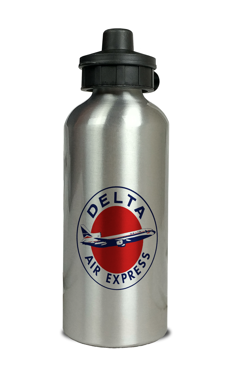 DELTA航空　オリジナル　アルミボトル＆ウイング Delta Air Lines Air Express Aluminum Water Bottle – Airline