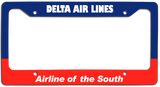 Delta Air Lines - Airline of the South - License Plate Frame