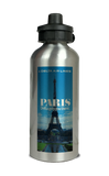 Delta Air Lines Paris Timetable Cover Aluminum Water Bottle