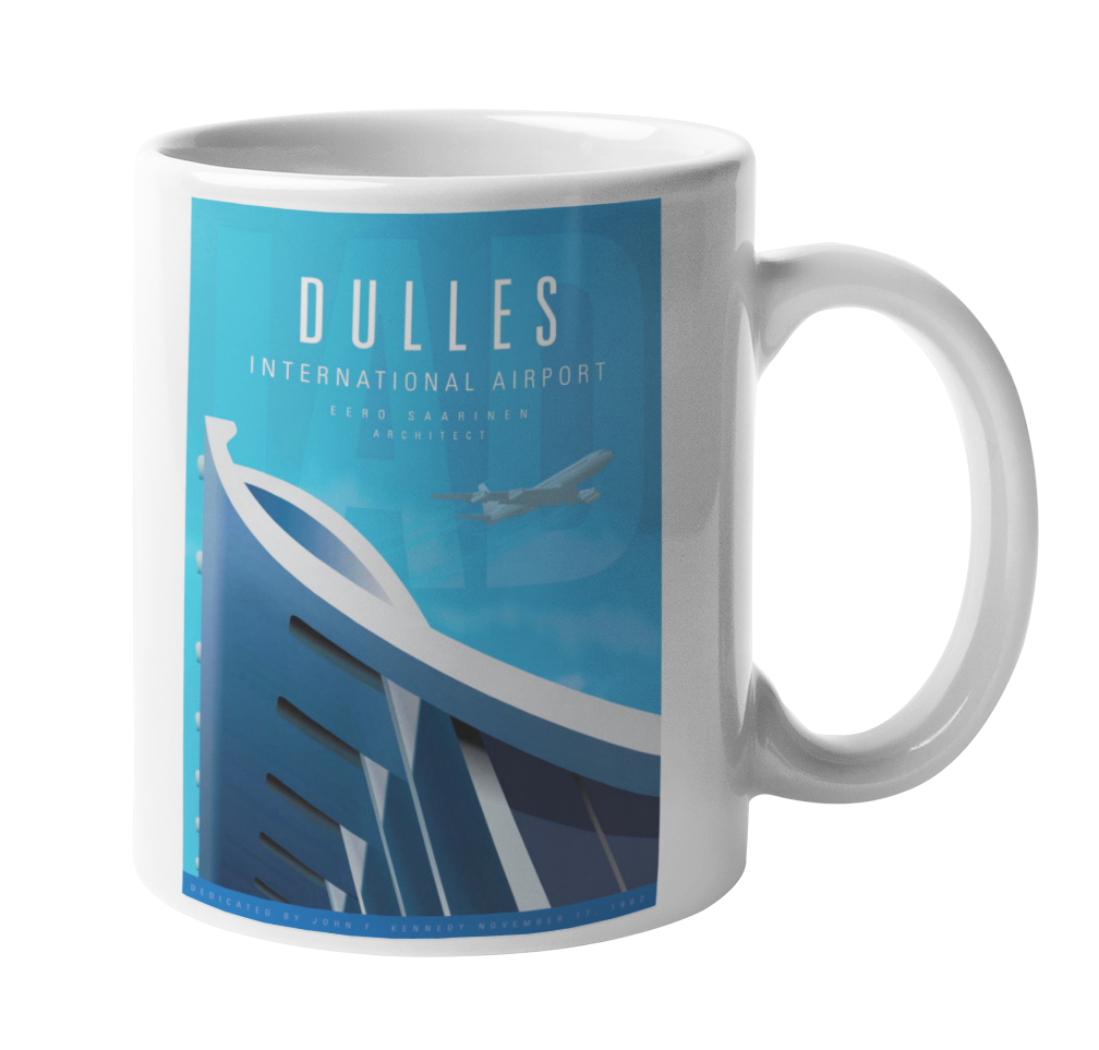 Washington Dulles (IAD) Airport Coffee Mug