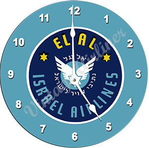 El Al Airlines Wall Clock