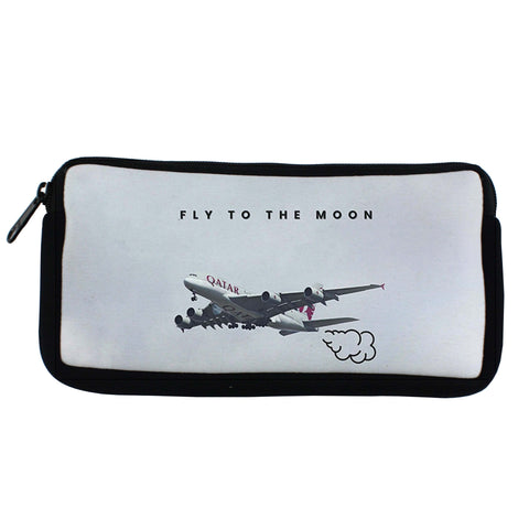 Qatar "Fly To The Moon" Travel Pouch