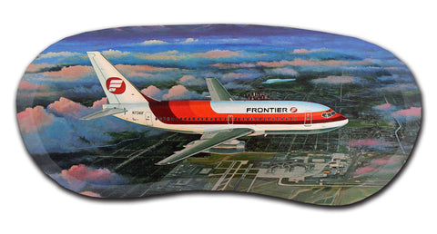 Frontier 737 Last Livery by Rick Broome Sleep Mask