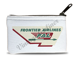 Frontier Airlines 1950's Logo Rectangular Coin Purse