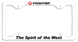 Frontier Airlines - The Spirit Of The West - License Plate Frame