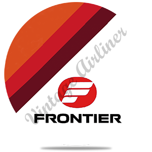 Frontier Airlines 1970's Logo Round Coaster