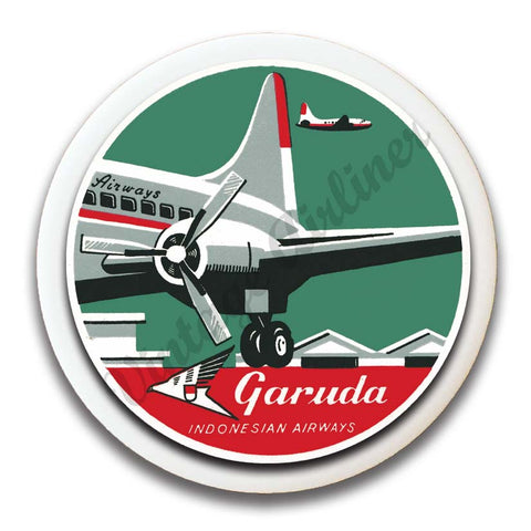 Garuda Indonesia Airlines 1950's Vintage Magnets
