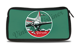 Garuda Indonesia Airlines 1950's Vintage Bag Sticker Travel Pouch
