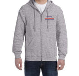 Air Cal Logo Zipped Hooded Sweatshirt