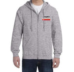 Empire Airlines Zipped Hooded Sweatshirt