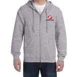 Old Frontier Airlines Zipped Hooded Sweatshirt