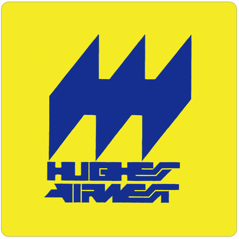 Hughes Airwest Last Logo Square Coaster