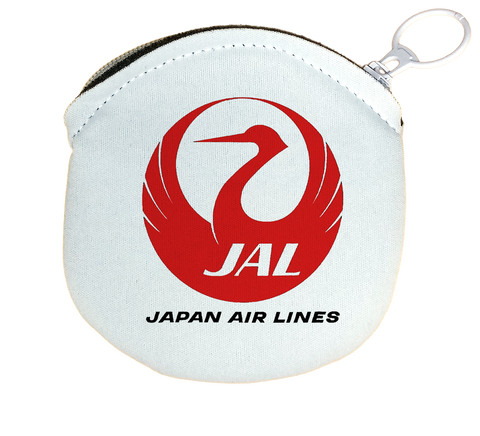 Japan Airlines Logo Round Coin Purse