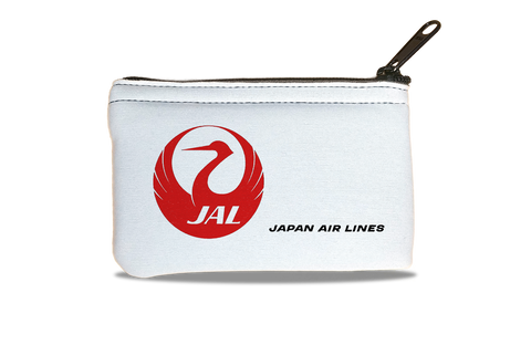 Japan Airlines Logo Bag Sticker Rectangular Coin Purse