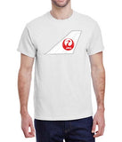 Japan Airlines Livery Tail T-Shirt