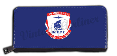 KLM Trans-Atlantic Vintage Bag Sticker wallet