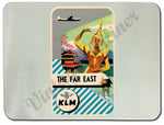 KLM Vintage The Far East Glass Cutting Board