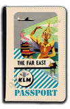 KLM Vintage The Far East Passport Case