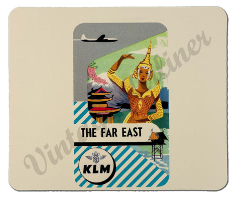 KLM Vintage The Far East Mousepad