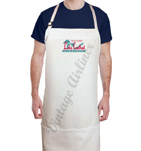 Lake Central Airlines 1950's Bag Sticker Apron