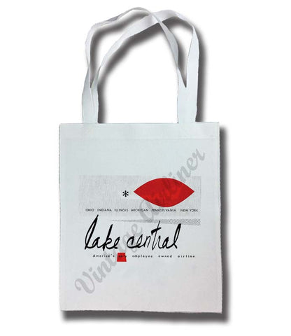 Lake Central Airlines 1960's Tote Bag