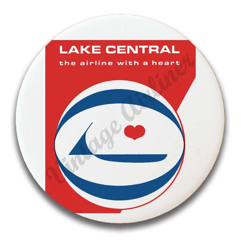 Lake Central Airlines Logo Magnets