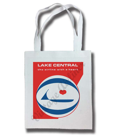 Lake Central Airlines Logo Tote Bag