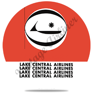 Lake Central Airlines Round Coaster