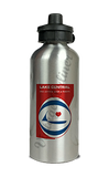 Lake Central Airlines Logo Aluminum Water Bottle