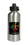 Lufthansa 1970's Vintage Aluminum Water Bottle