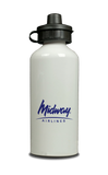 Midway Airlines 1993 Logo Aluminum Water Bottle