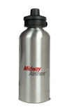 Midway Airlines 1979 Logo Aluminum Water Bottle