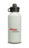 Midway Airlines 1979 Logo Aluminum Water Bottle
