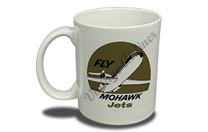 Mohawk Airlines Fly Mohawk Bag Sticker  Coffee Mug