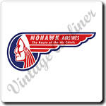 Mohawk Airlines Logo Square Coaster