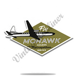 Mohawk Airlines 1950's Fly Mohawk Round Coaster